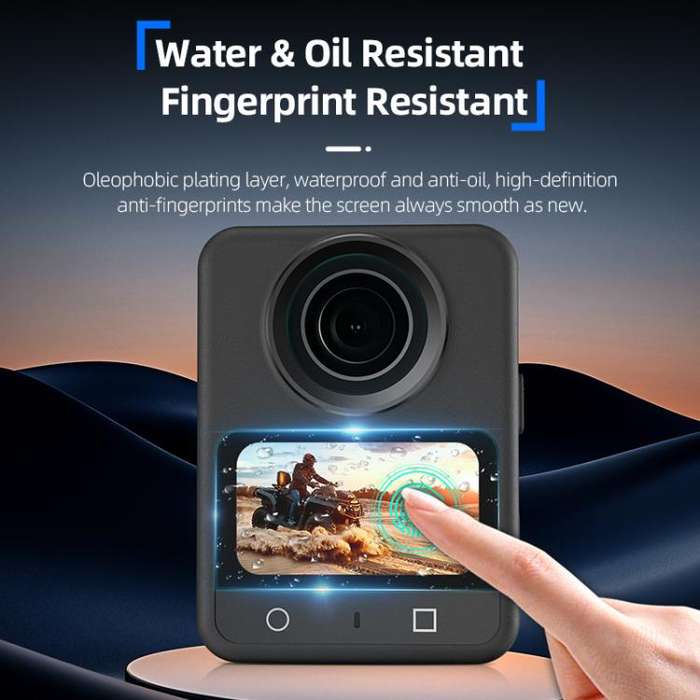 For DJI Osmo 360 STARTRC 2pcs HD Screen Tempered Glass Films(Transparent)