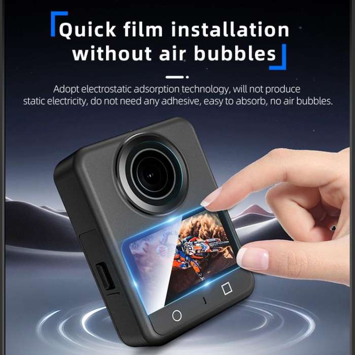 For DJI Osmo 360 STARTRC 2pcs HD Screen Tempered Glass Films(Transparent)