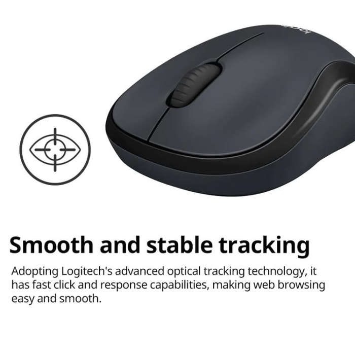 Logitech M240 1000dpi Silent Wireless Bluetooth Mouse(Pink)