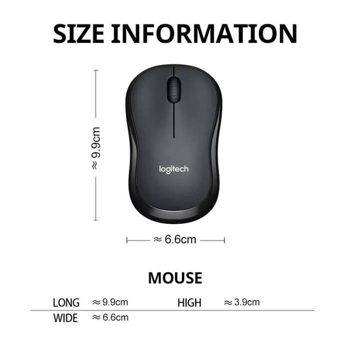 Logitech M240 1000dpi Silent Wireless Bluetooth Mouse(White)