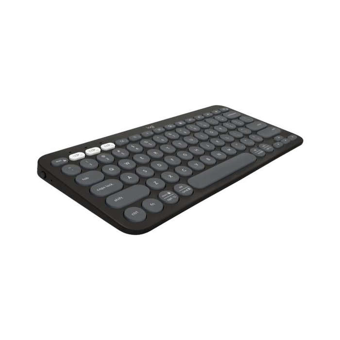  PEBBLE 2 COMBO Thin and Light Wireless Slim Bluetooth Keyboard and Mouse Set(Black)
