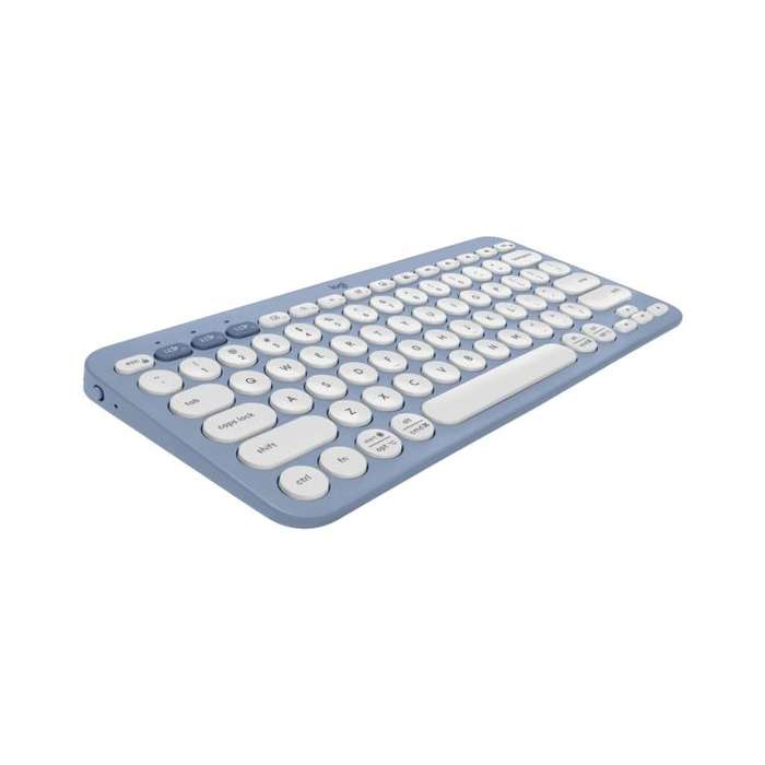  PEBBLE 2 COMBO Thin and Light Wireless Slim Bluetooth Keyboard and Mouse Set(Blue)