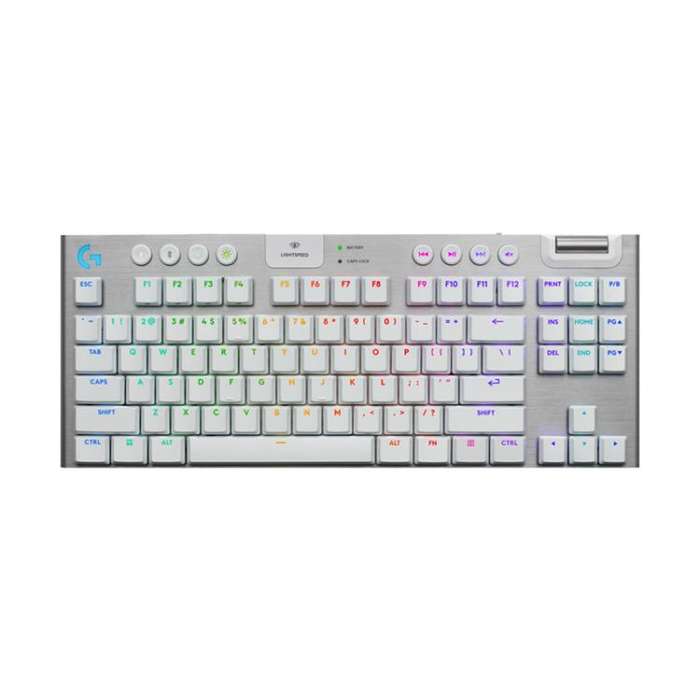 Logitech G915 X LIGHTSPEED TKL Low Profile Gaming Keyboard(White Tactile)