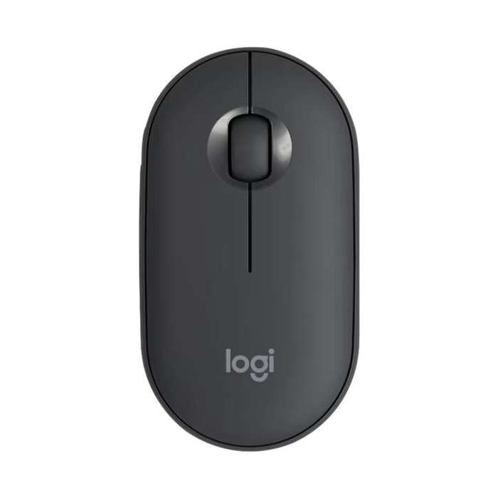 Logitech PEBBLE M350 1000DPI Ultra-Thin Dual-Mode Wireless Bluetooth Mouse(Black)