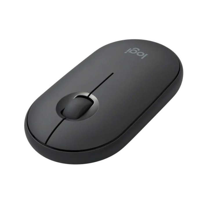 Logitech PEBBLE M350 1000DPI Ultra-Thin Dual-Mode Wireless Bluetooth Mouse(Black)