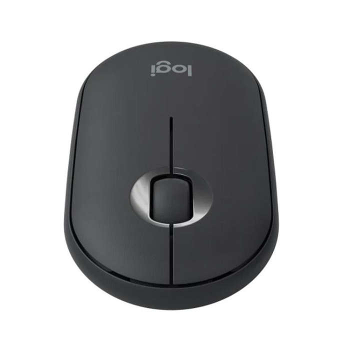 Logitech PEBBLE M350 1000DPI Ultra-Thin Dual-Mode Wireless Bluetooth Mouse(Black)