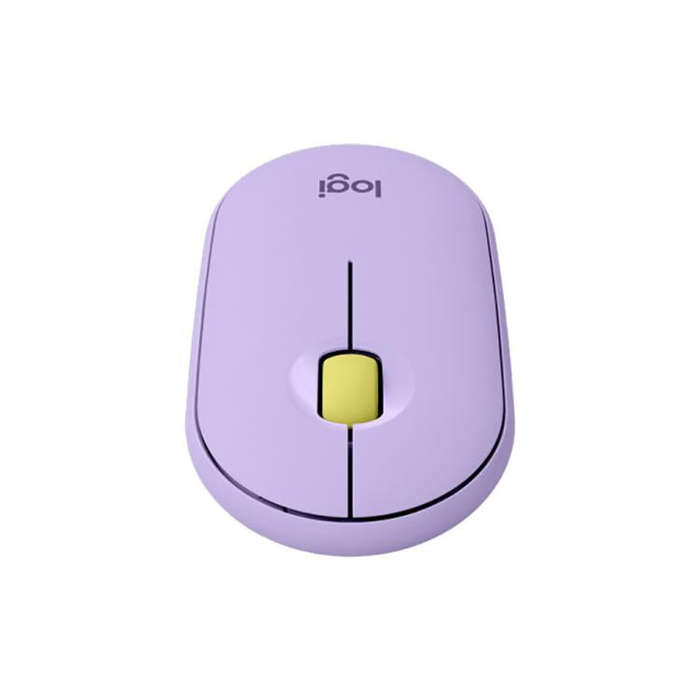 Logitech PEBBLE M350 1000DPI Ultra-Thin Dual-Mode Wireless Bluetooth Mouse(Purple)
