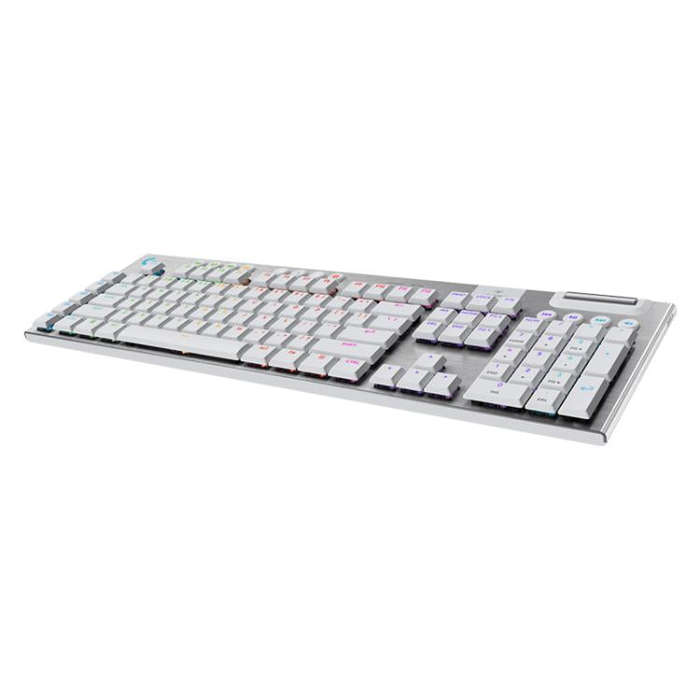 Logitech G915 X LIGHTSPEED Wireless Low Profile Gaming Keyboard(White Tactile)