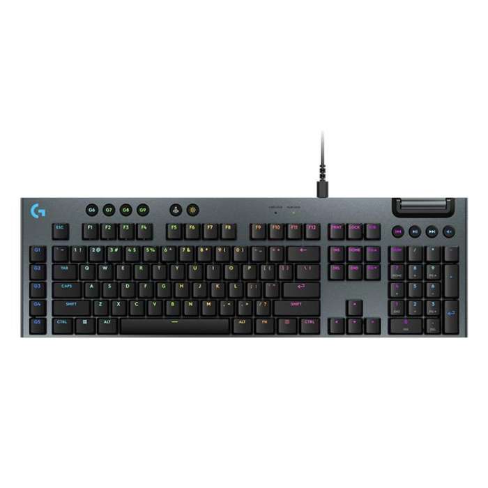 Logitech G915 X Wired Low Profile Gaming Keyboard(Black Tactile)