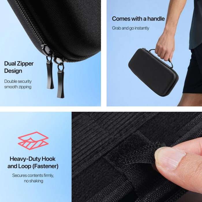 For Nintendo Switch 2 DUX DUCIS Game Console EVA Portable Storage Bag(Black)