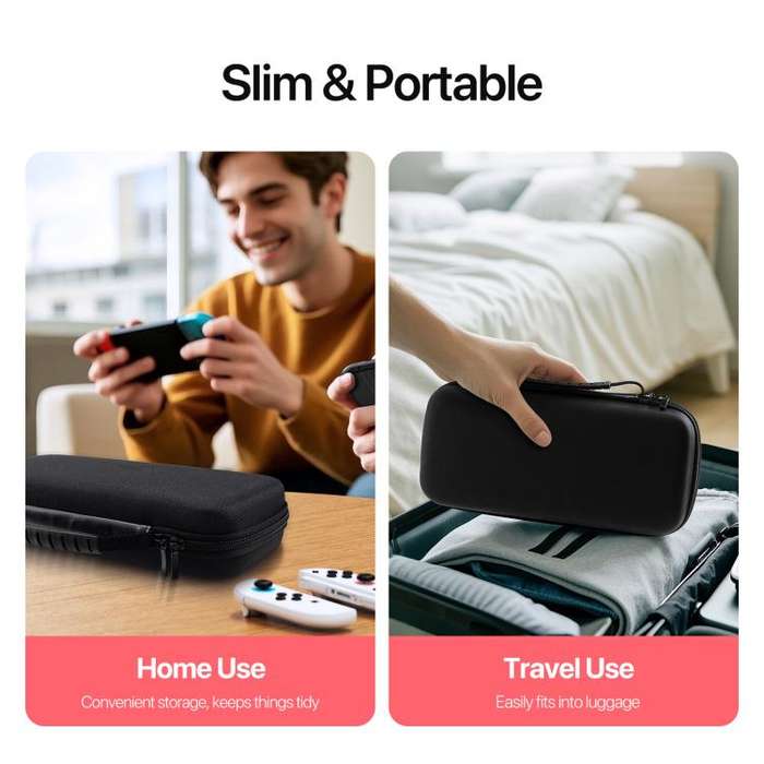For Nintendo Switch 2 DUX DUCIS Game Console EVA Portable Storage Bag(Black)