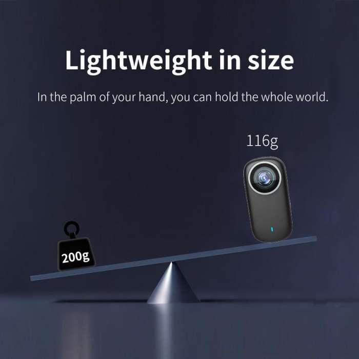 M11 4K Thumb Sports Camera Mini WiFi Camera with Screen, Specification:Standard Version(Black)