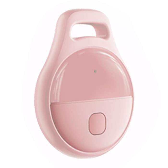 JHX05 iOS Mini GPS Global Smart Location Tracker Anti-lost Device(Pink)