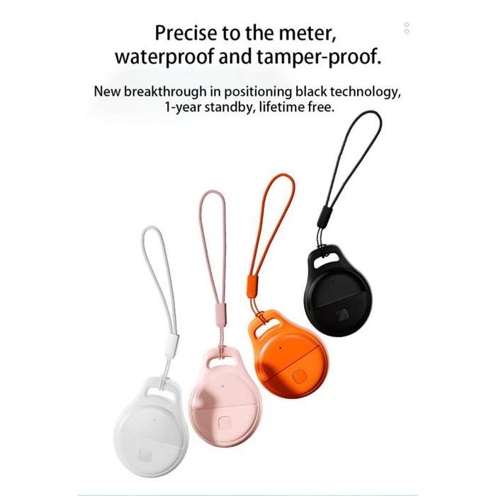 JHX05 iOS Mini GPS Global Smart Location Tracker Anti-lost Device(Pink)