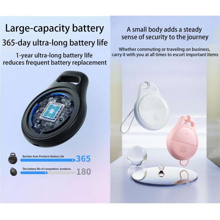 JHX05 iOS & Android Mini GPS Global Smart Location Tracker Anti-lost Device(Orange)