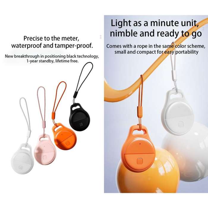 JHX05 iOS & Android Mini GPS Global Smart Location Tracker Anti-lost Device(Orange)