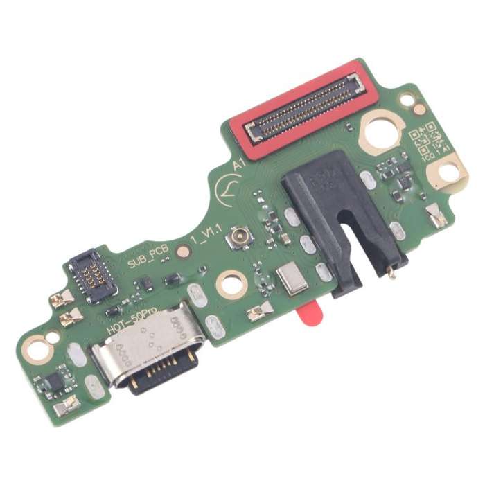For Infinix Hot 50 5G X6720 OEM Charging Port Board with iC