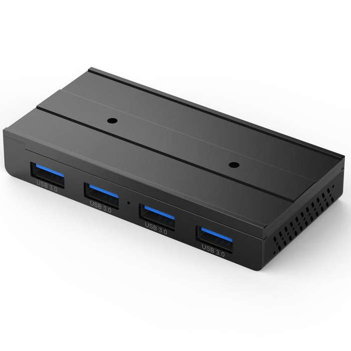 HST-4A-U3 4 in 1 USB 3.0 Detachable Magnetic Docking Station(Black)