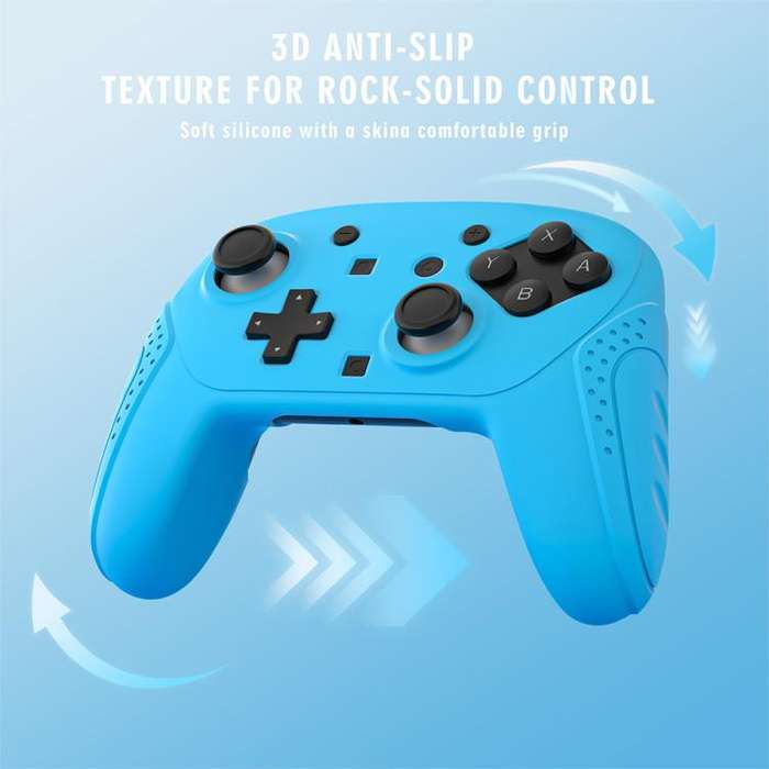 For Nintendo Switch 2 Pro JYS NS2325 Anti-slip Sweat-proof Silicone Protective Cover(Light Blue)