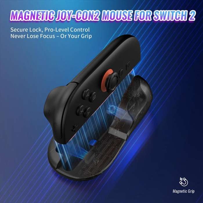 JYS NS2313 For Nintendo Switch 2 Left & Right Controller Mouse + Pad Joy-Con Adapter Stand(Black)