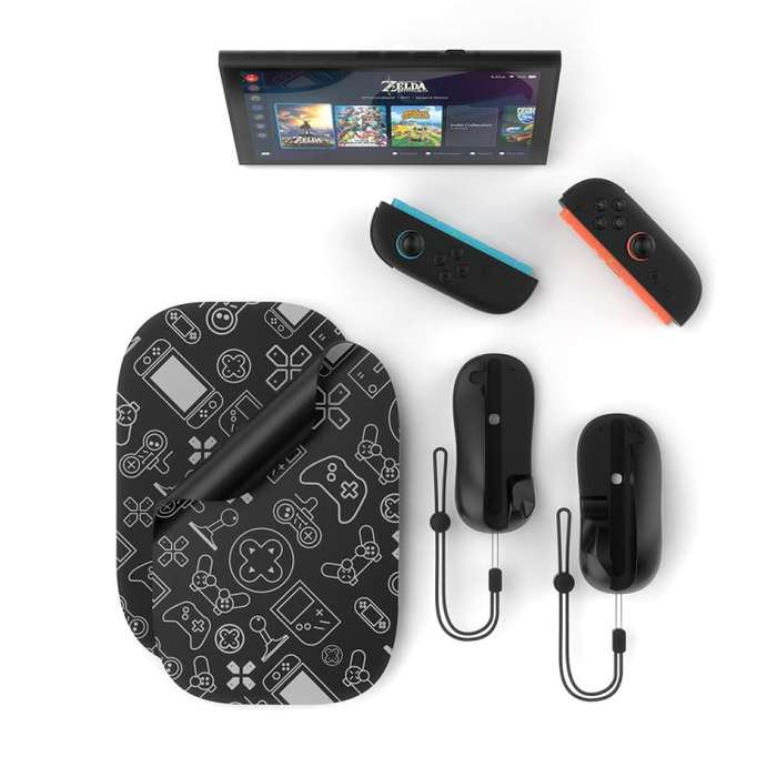 JYS NS2313 For Nintendo Switch 2 Left & Right Controller Mouse + Pad Joy-Con Adapter Stand(Blue O...