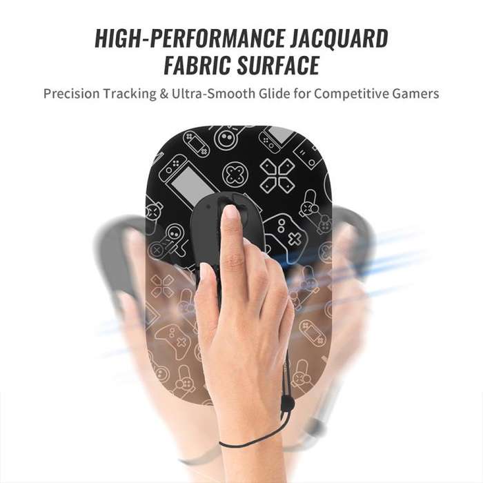 JYS NS2313 For Nintendo Switch 2 Left & Right Controller Mouse + Pad Joy-Con Adapter Stand(Black)
