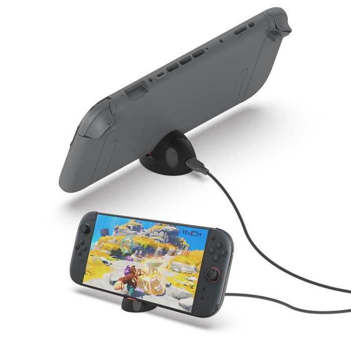 PGTECH GP-376 For Nintendo Switch 2 / 1 / OLDE Game Console Charging Stand(Black Orange)