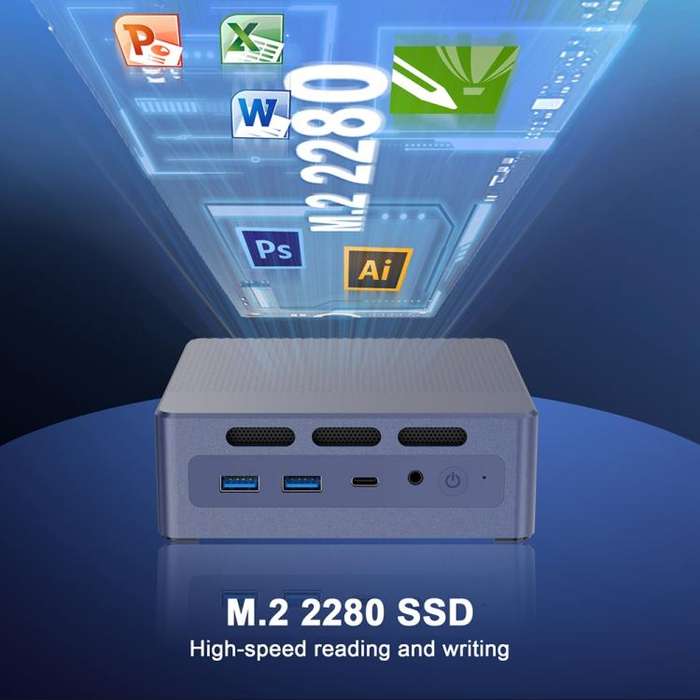 GXMO N9(N95) Windows 11 Intel ADL-N N95 4-Core Processor Mini Computer, Specification:16GB+512GB(...