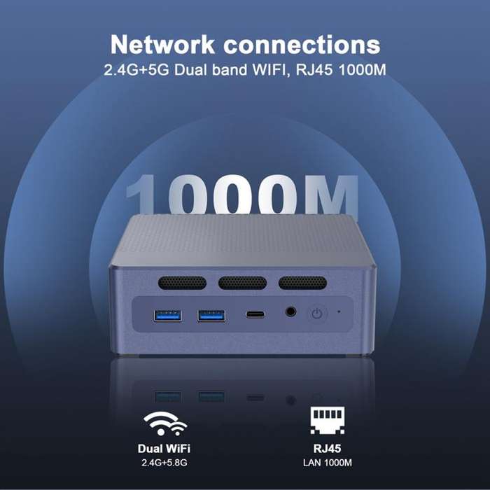 GXMO N9(N95) Windows 11 Intel ADL-N N95 4-Core Processor Mini Computer, Specification:16GB+512GB(...