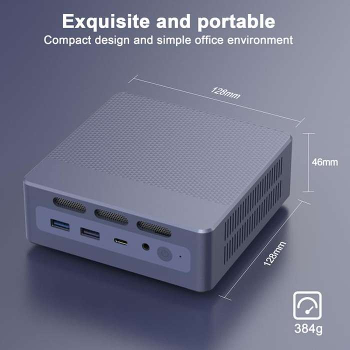 GXMO N9(N95) Windows 11 Intel ADL-N N95 4-Core Processor Mini Computer, Specification:16GB+512GB(...