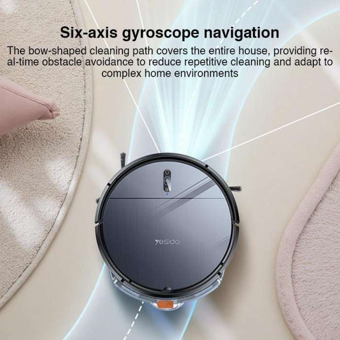 Yesido EC22 Sweeping Mopping Suction 3 in 1 Sweeping Robot(Grey)