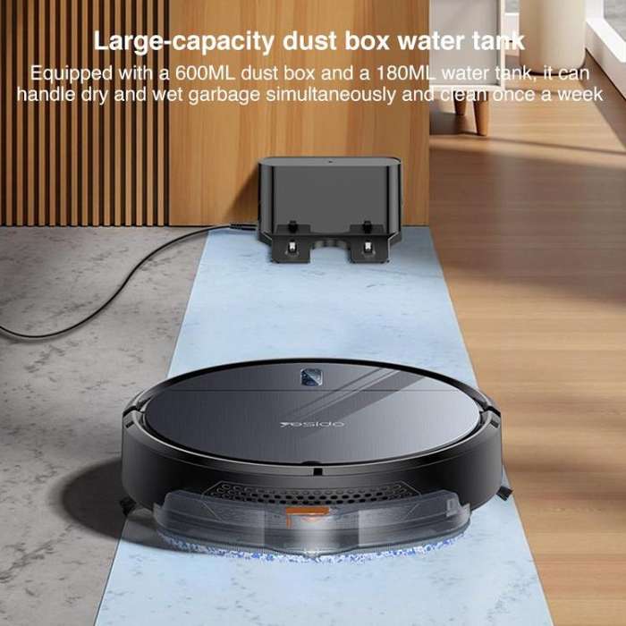 Yesido EC22 Sweeping Mopping Suction 3 in 1 Sweeping Robot(Grey)