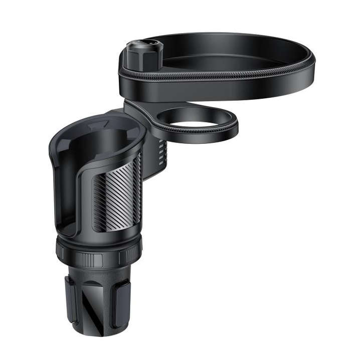 Yesido C180 3 in 1 Car Multi-function Tray Water Cup Holder(Black)