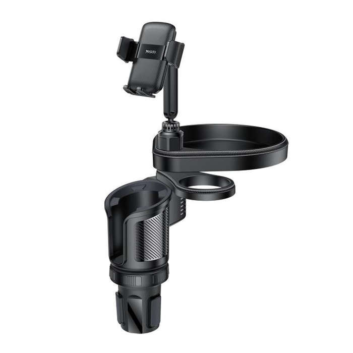 Yesido C274 4 in 1 Car Multi-function Tray Water Cup Phone Holder(Black)