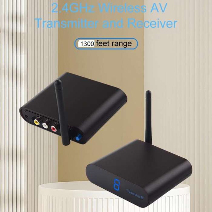 Measy AV240 2.4GHz Wireless Audio / Video Transmitter and Receiver with Infrared Return Function,...