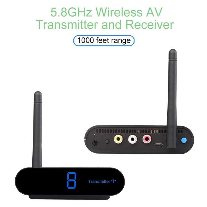 Measy AV530 5.8GHz Wireless Audio / Video Transmitter and Receiver, Distance: 300m(EU Plug)