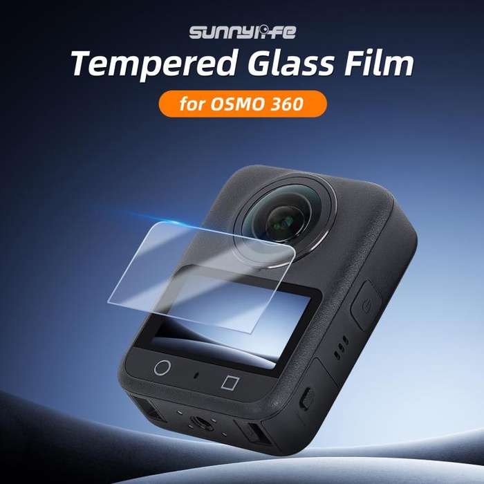 2pcs Sunnylife Screen Protector Tempered Glass Protective Film For DJI Osmo 360(Transparent)