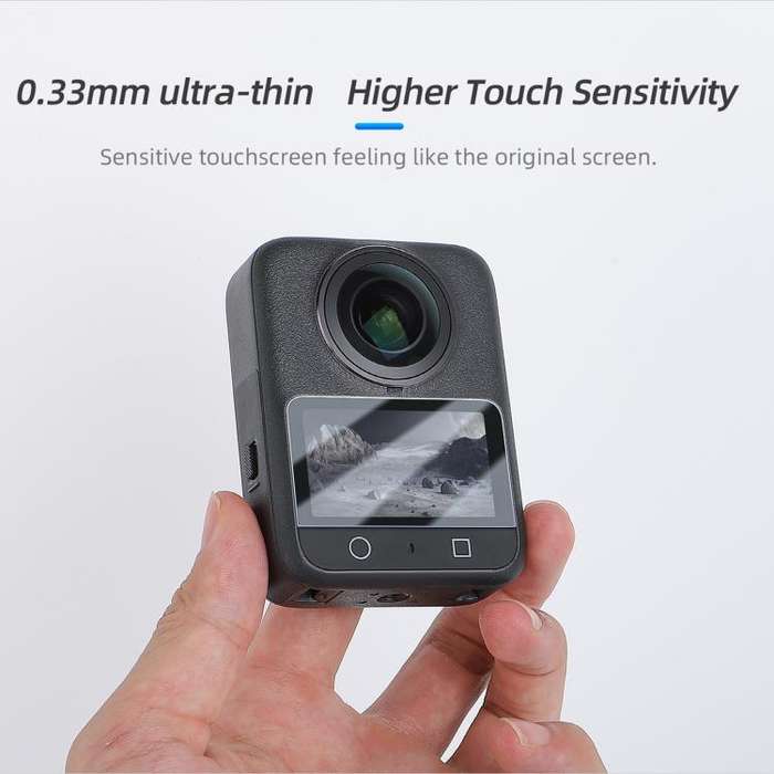 2pcs Sunnylife Screen Protector Tempered Glass Protective Film For DJI Osmo 360(Transparent)