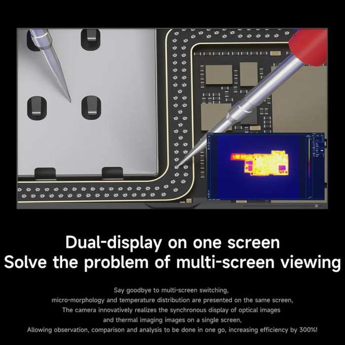 Mechanic Action3 HDMI / USB Thermal Imaging 4K HD Microscope Camera, Plug:US Plug