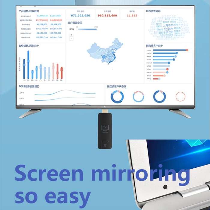 AM18052 1080P HD HDMI Wireless Transmitter and Receiver(Black)