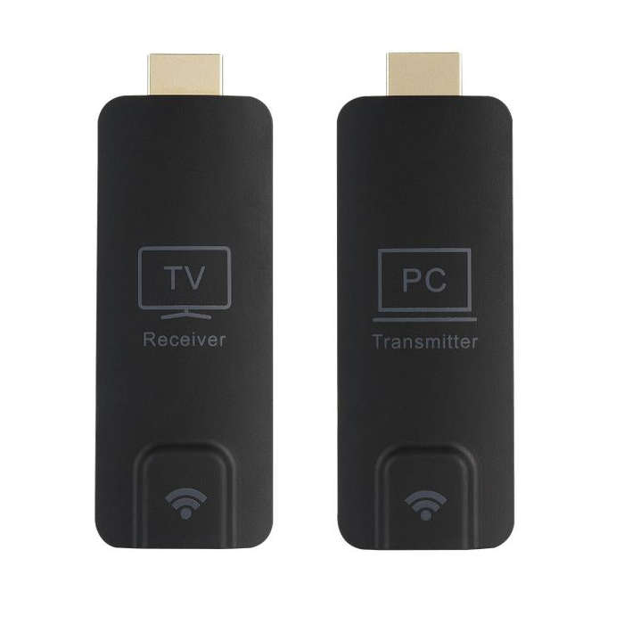 AM18052 Dongle 1080P HD HDMI Wireless Transmitter and Receiver(Black)