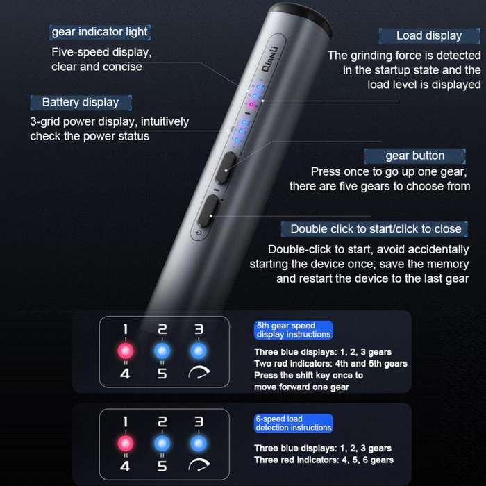 Qianli iHandy DM460-K High-torque Version Intelligent Precision Polishing Pen Set