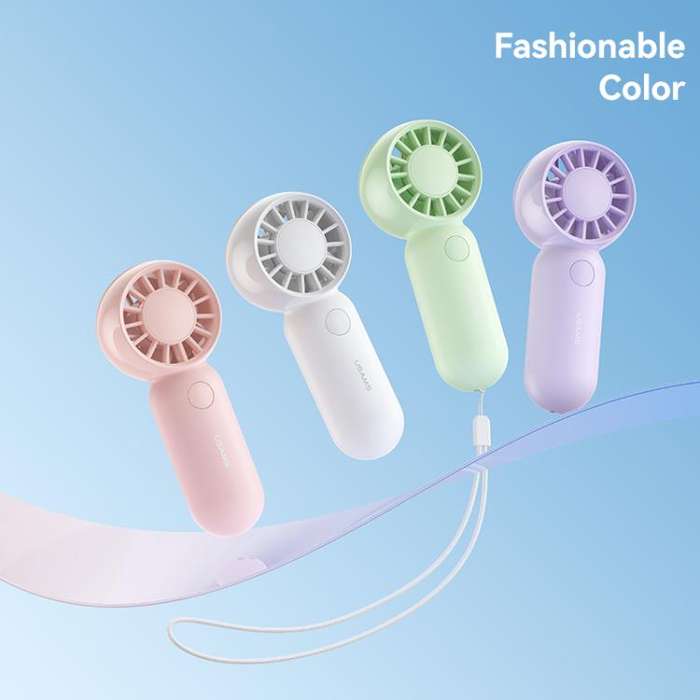 USAMS ZB354 Handheld Mini Pocket Fan(White)