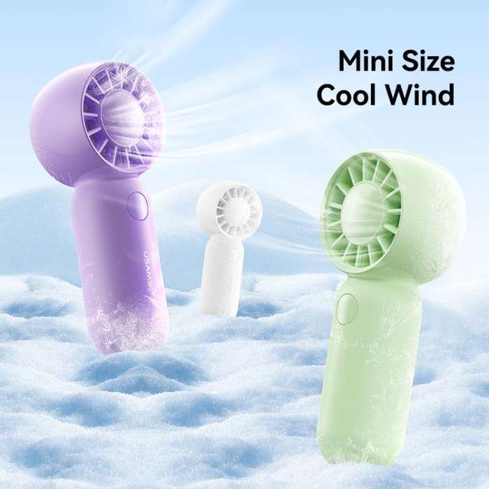 USAMS ZB354 Handheld Mini Pocket Fan(Green)
