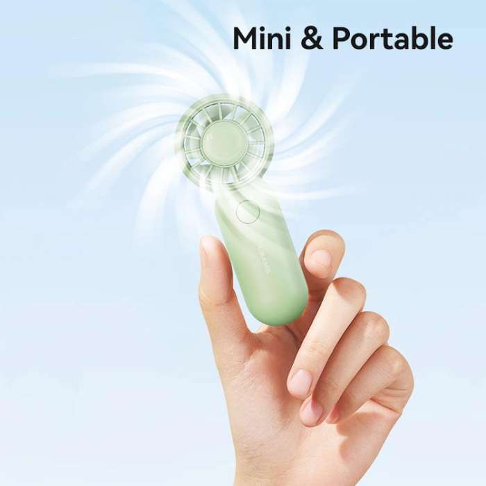USAMS ZB354 Handheld Mini Pocket Fan(Green)