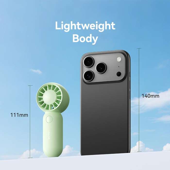 USAMS ZB354 Handheld Mini Pocket Fan(Green)