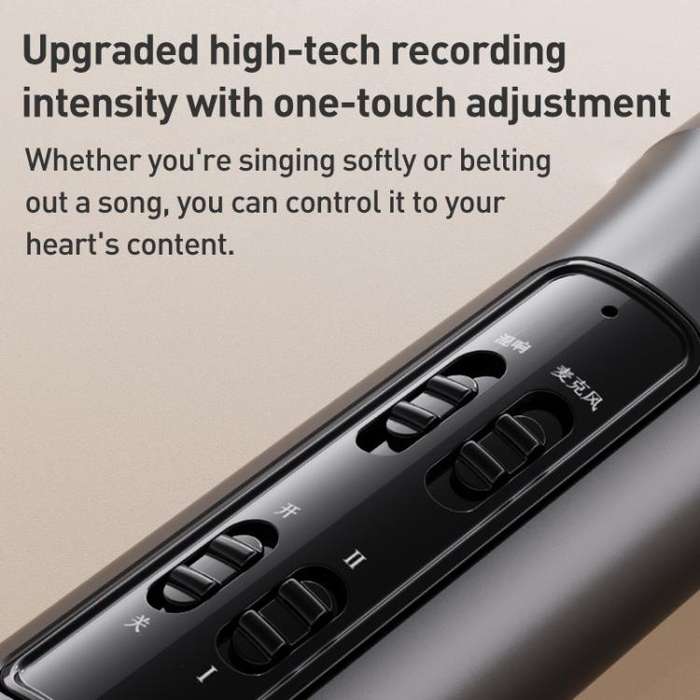 Lebo P1 Karaoke Microphone Audio Home Bluetooth Wireless Microphone(Red)