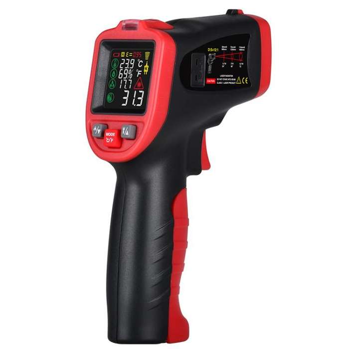 Wintact WT323C Infrared Thermometer Measuring Range -50 to 650 Degrees Celsius