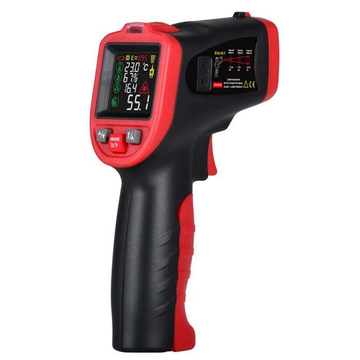 Wintact WT323E Infrared Thermometer Measuring Range -50 to 1050 Degrees Celsius