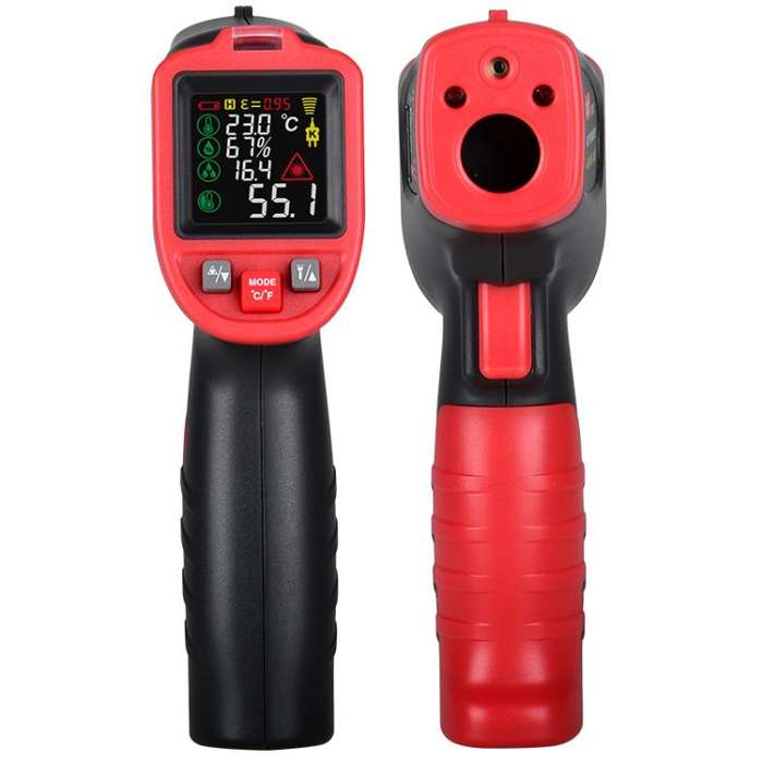 Wintact WT323E Infrared Thermometer Measuring Range -50 to 1050 Degrees Celsius